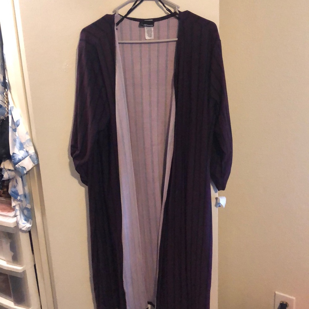 Dark plum / purple cardigan 🌟